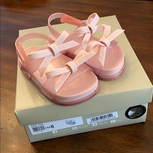 Mini Melissa + Jason Wu Pink Sandal